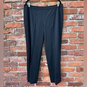 Lafayette 148 Women’s Bleecker Wool Blend Black Dress Pants Size 14